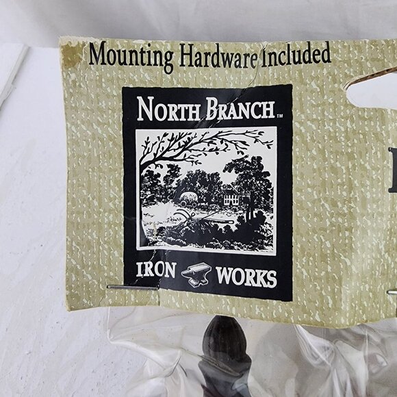 North Branch Set of Two Black Decorative Curtain Holdbacks NWT - Picture 2 of 4